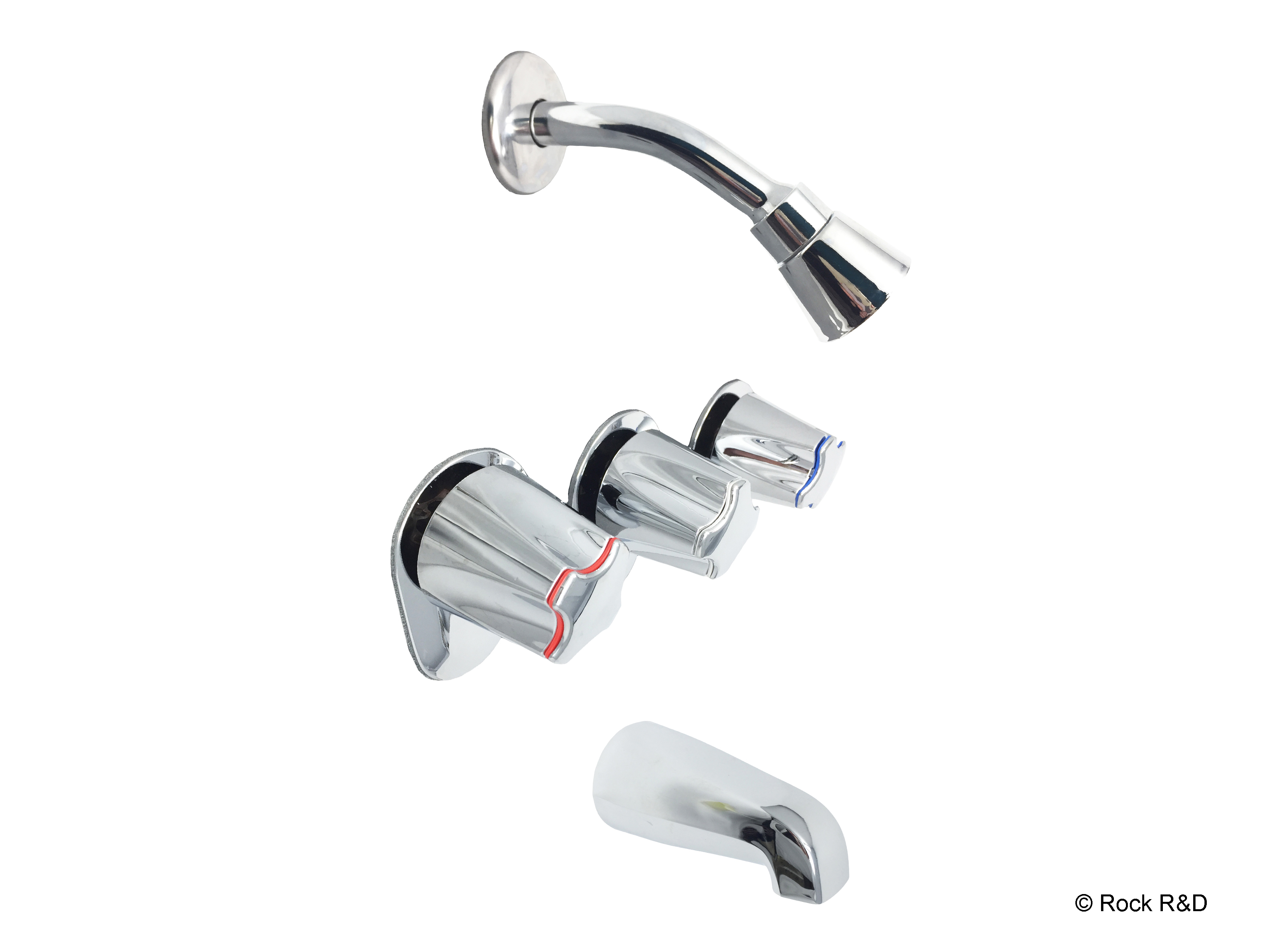3 Handle T/S By Pass Valve Compression Style
