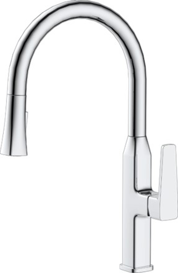 Maya High Arc Pull-down Kitchen Faucet