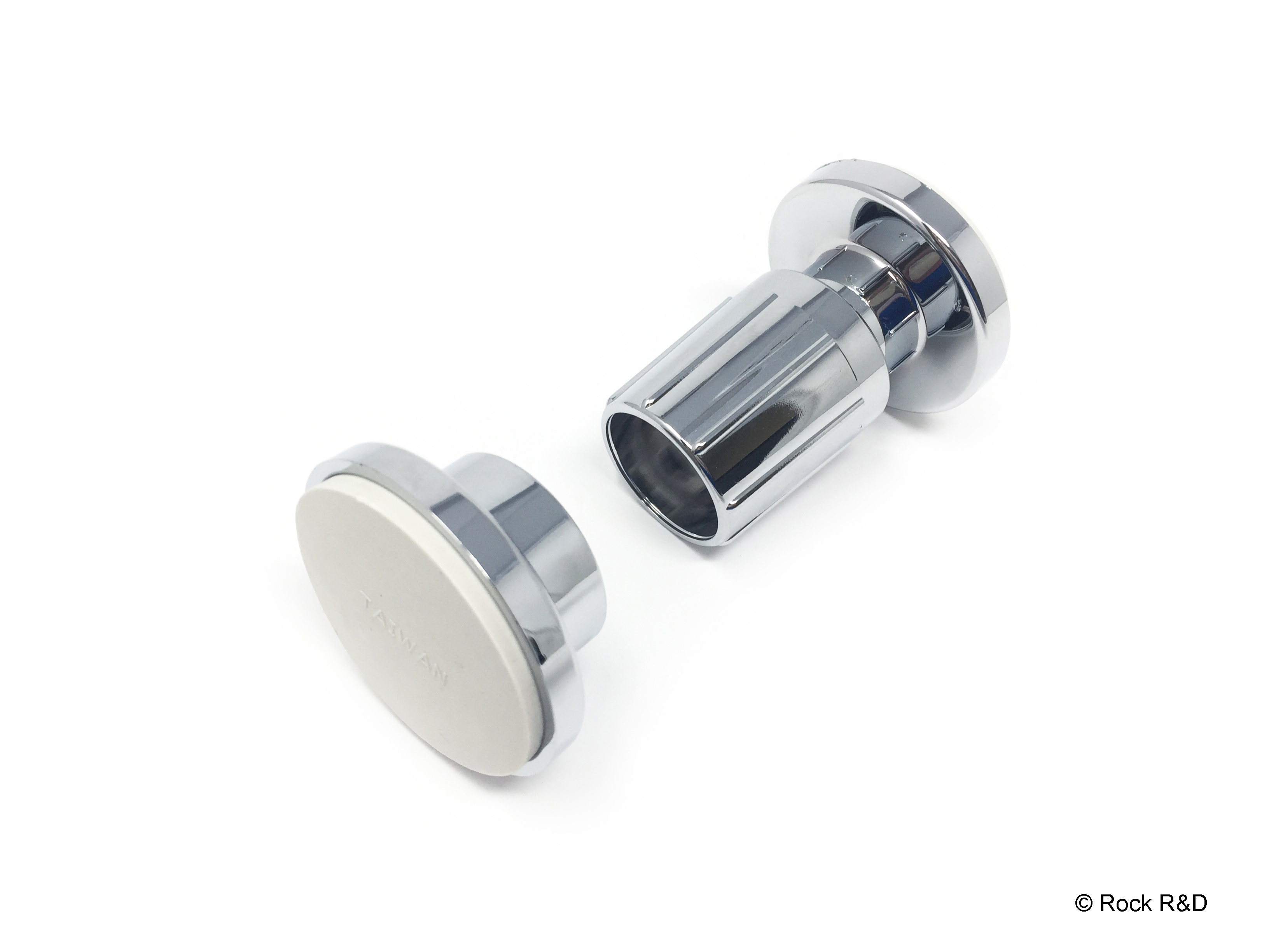 Adjustable Shower Rod Holder Chrome Plated