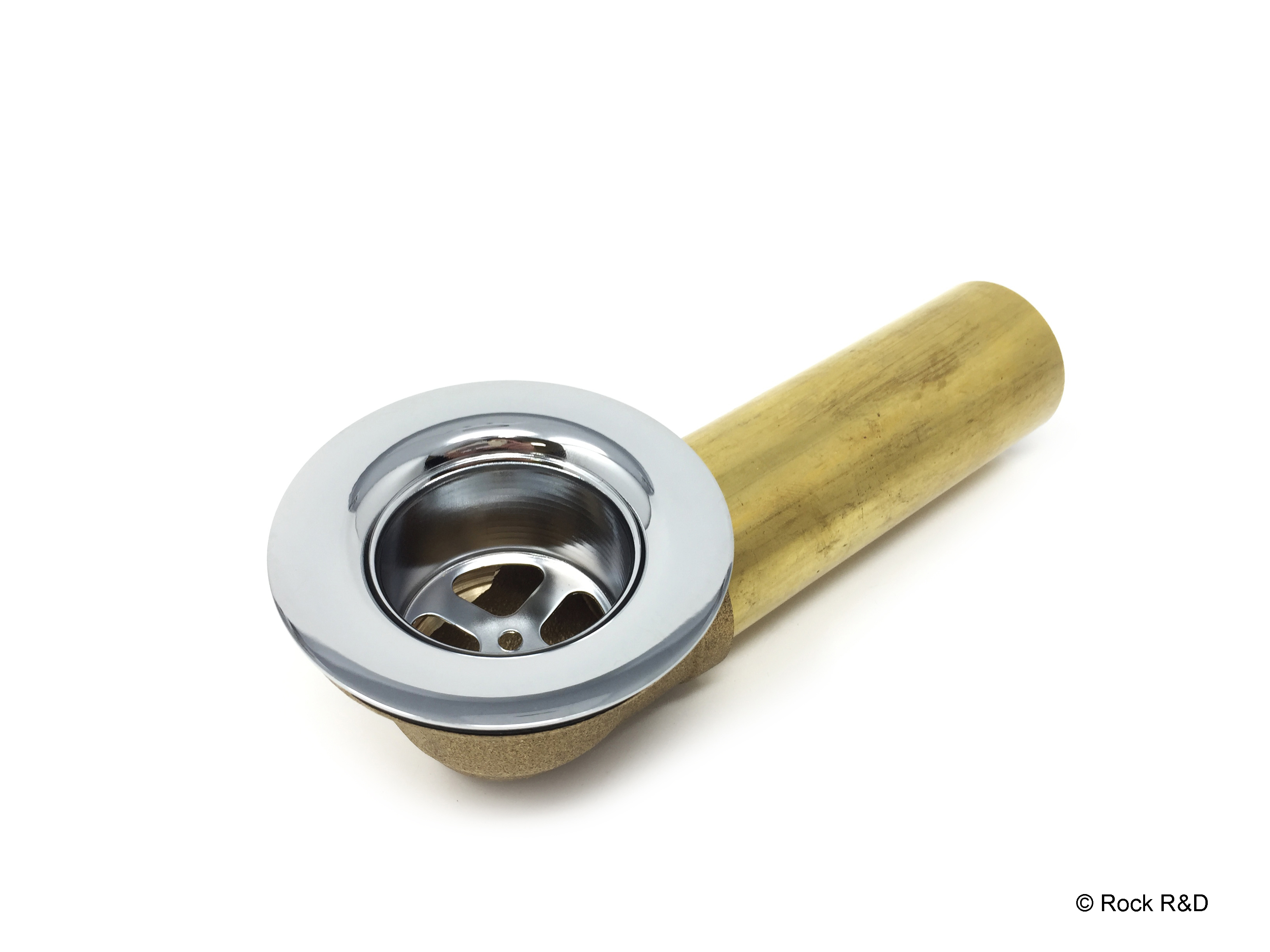 Waste And Overflow Brass Shoe With Strainer Body