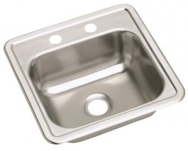 2 Hole Stainless Steel Bar Sink