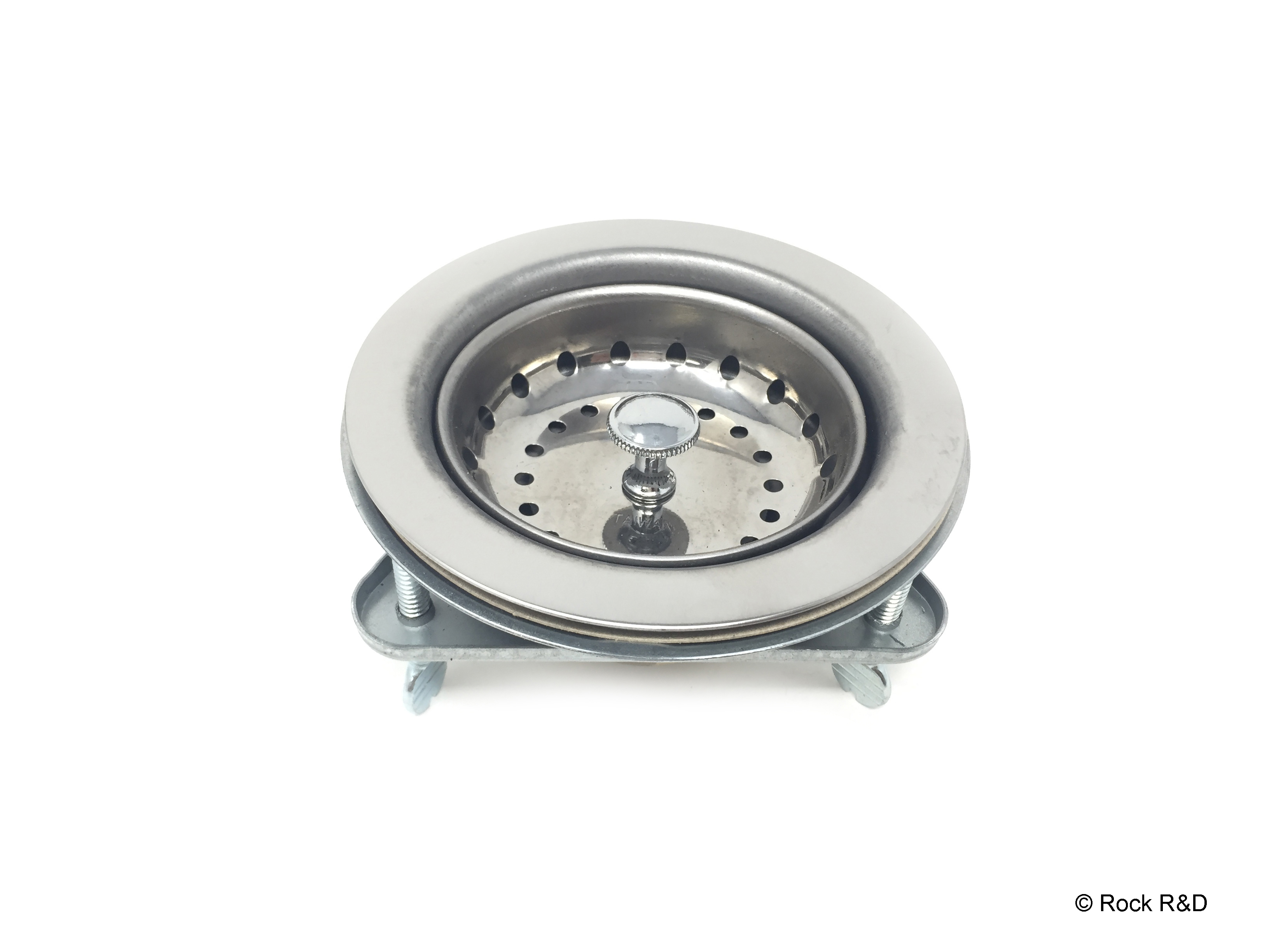 SS 3-Bolt Sink Strainer Complete