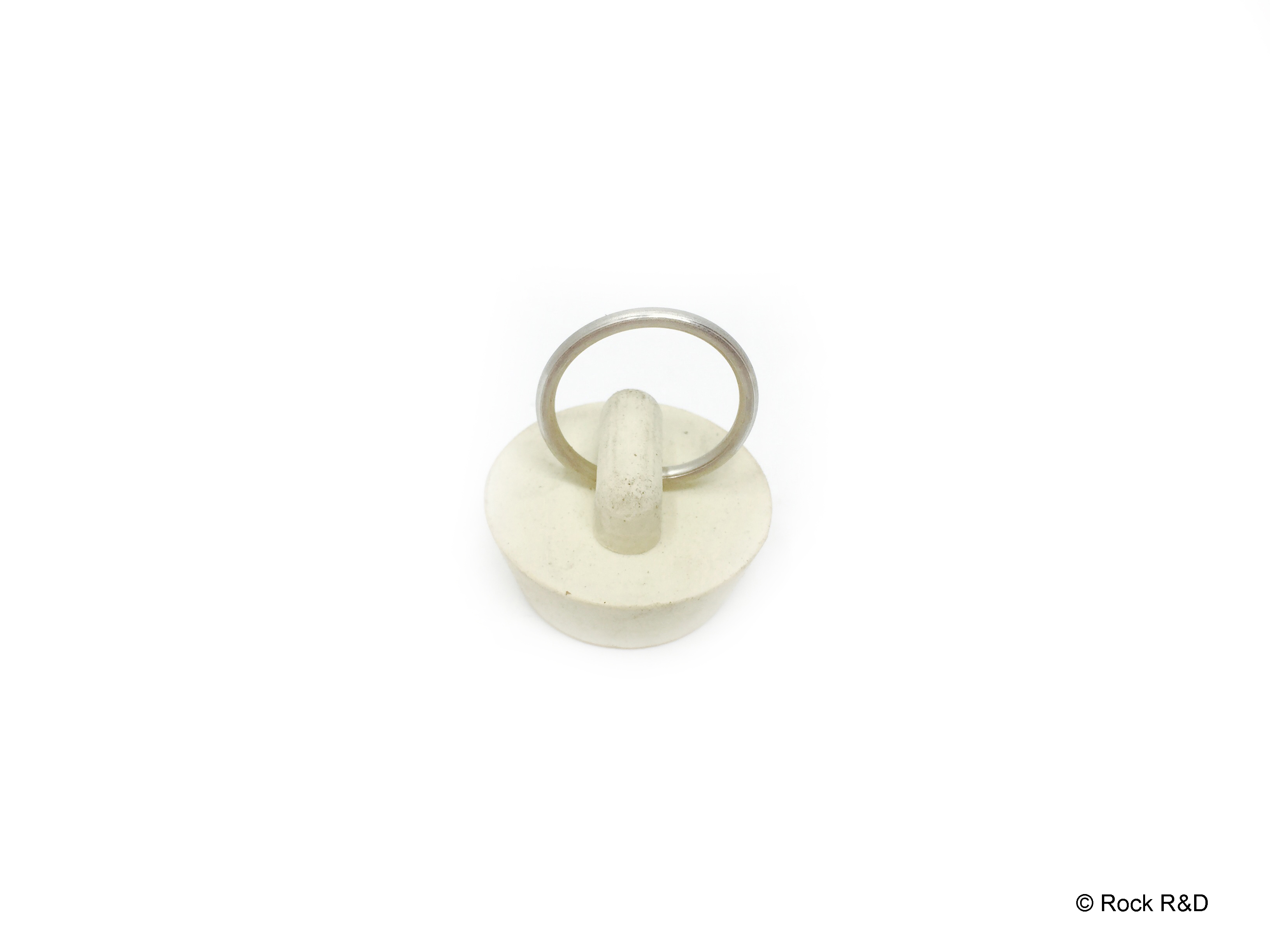 Rubber Stoppers With Ring-White