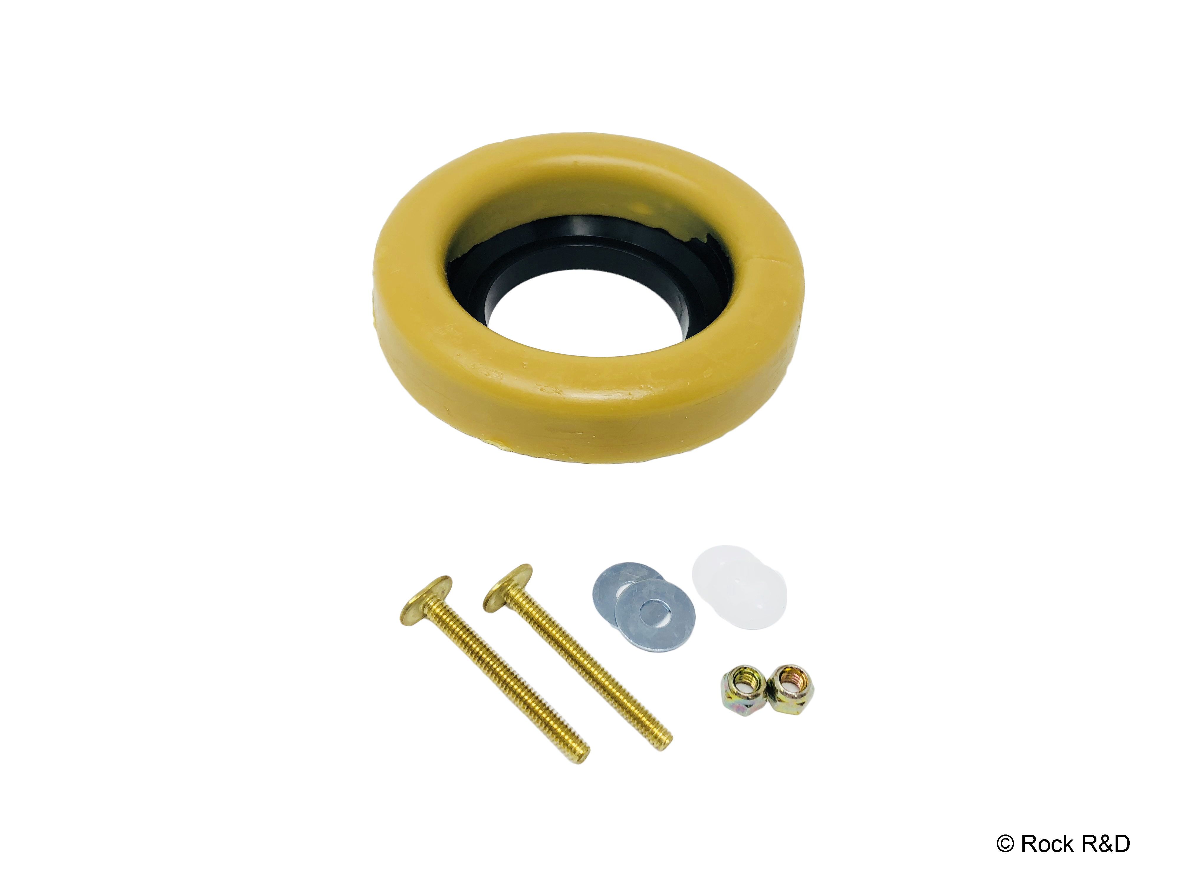 Flanged Bowl Wax With Brass Bolts