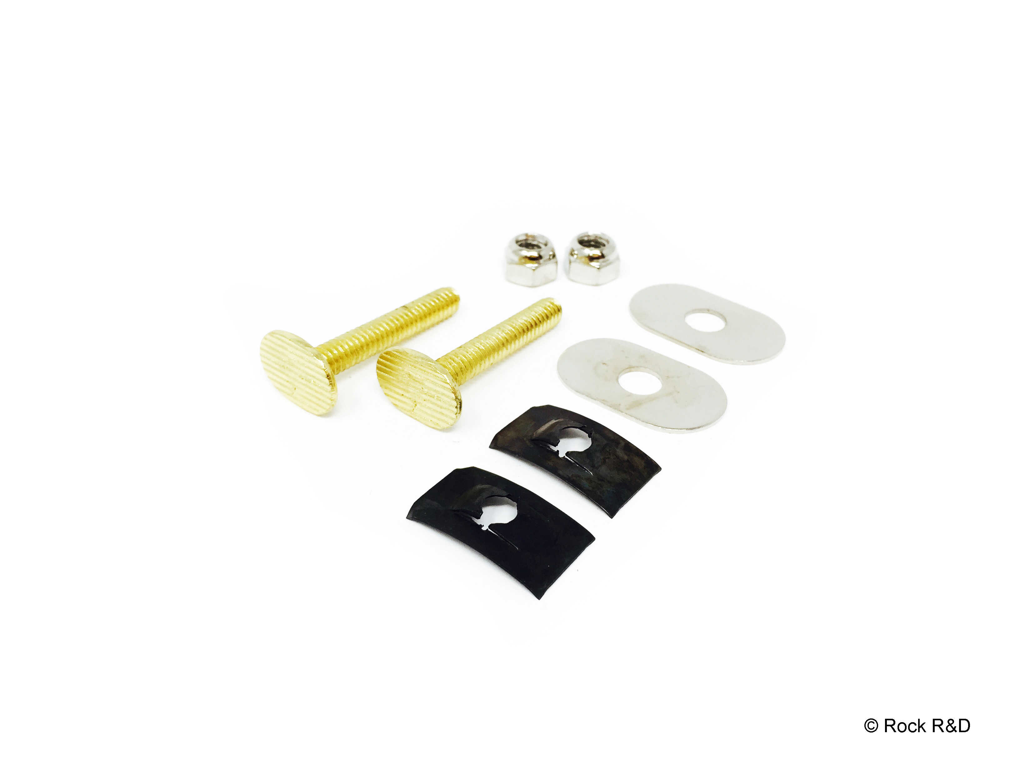 Closet Bolt Set Brass Plated 8 Pc. Set