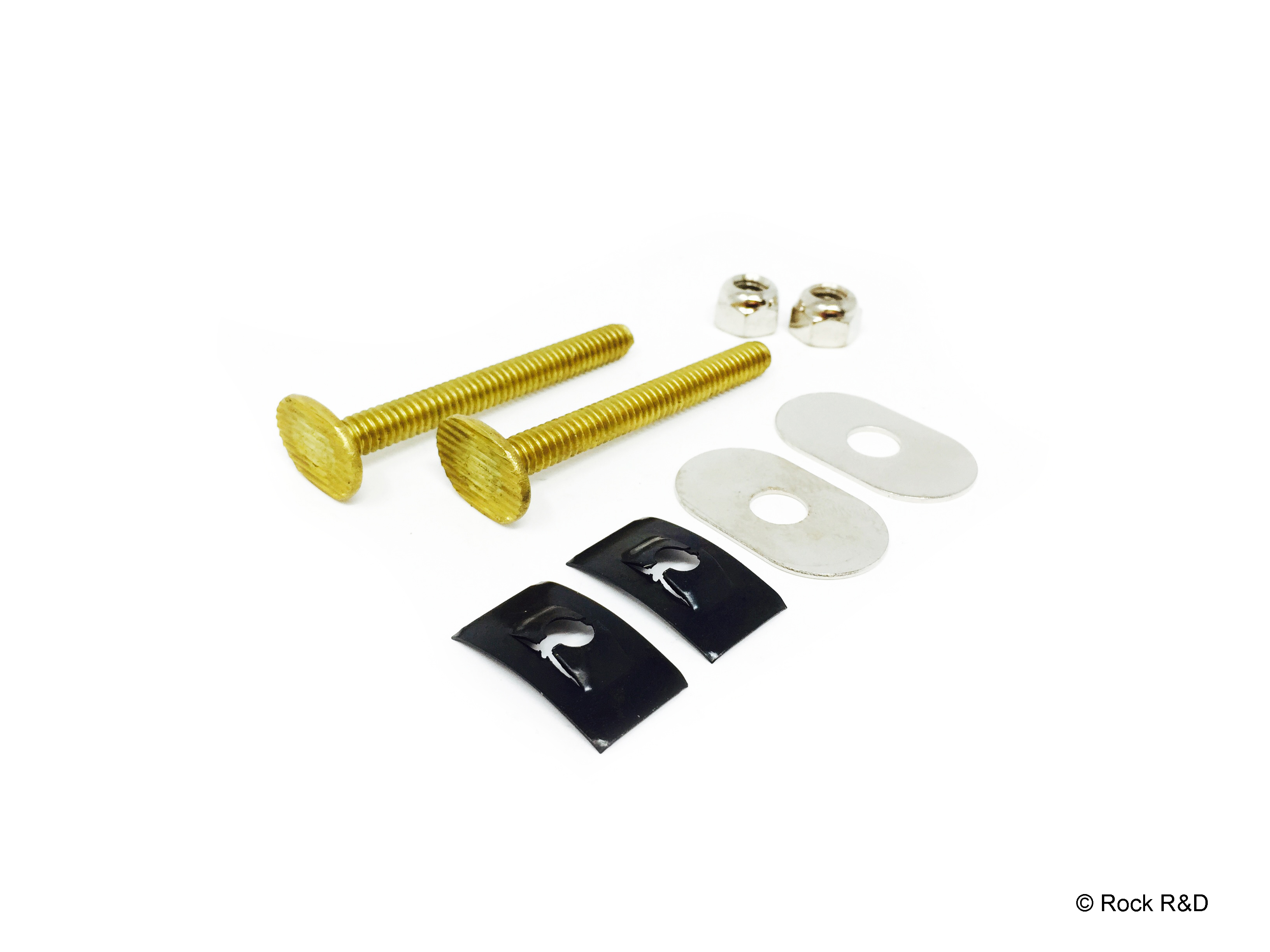 Closet Bolt Sets Solid Brass 8 Pc. Set
