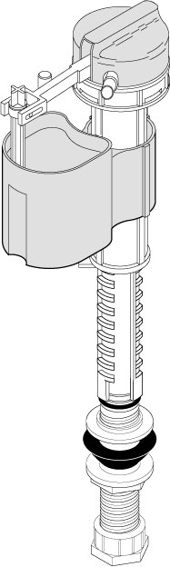 Silent Flush Ballcock Anti-siphon