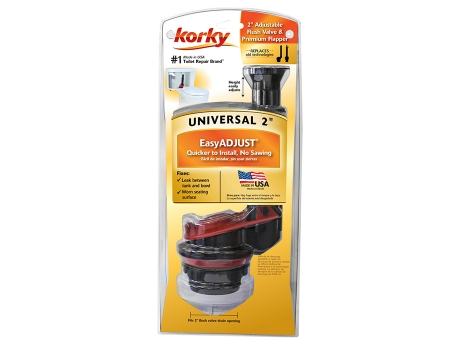 Korky Adjustable Flush Valve & Flapper
