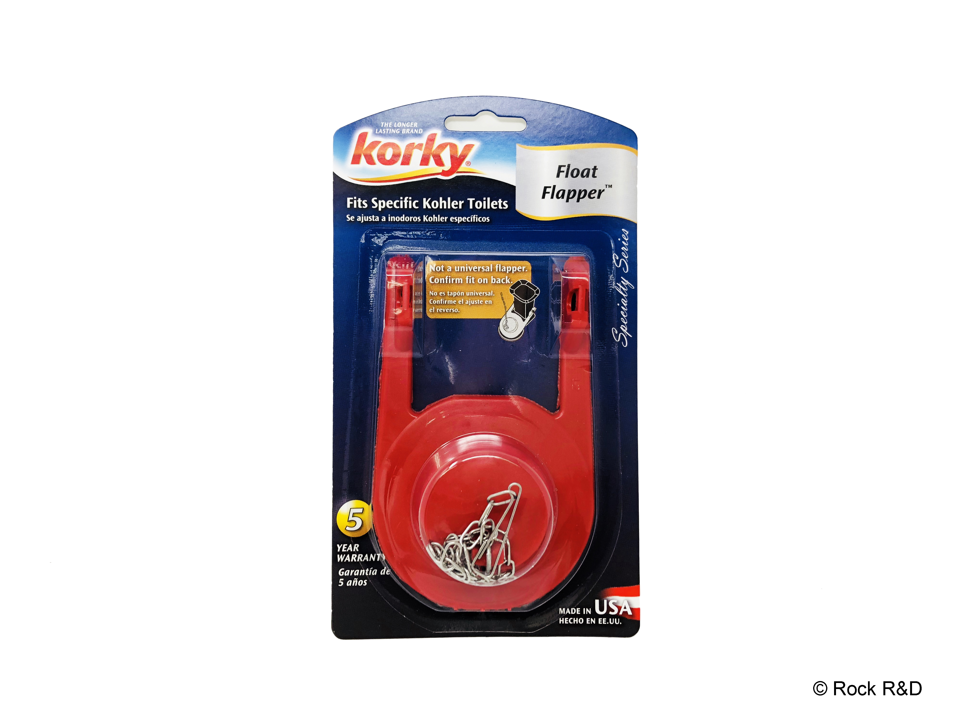 Korky Replace Flapper - Fit Kohler Rialto* Float