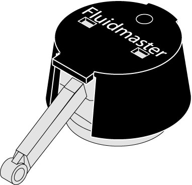 Fluidmaster350 Cap & Adj Screw For 400a Fill Valve