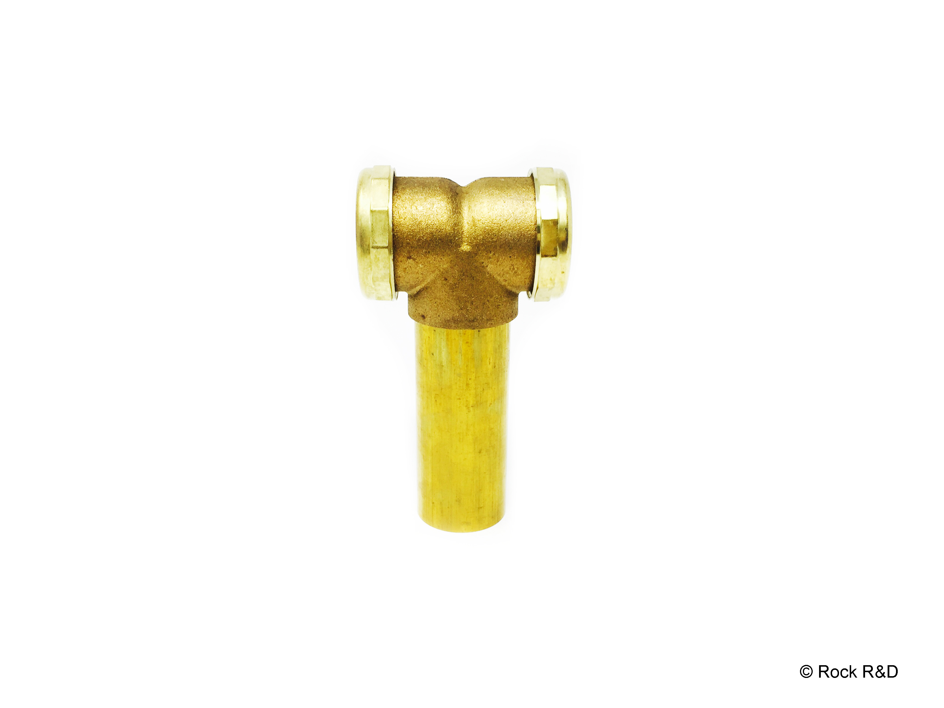 Baffled Tee Assembly For Center Outlet Waste