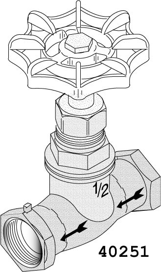Compression Stop/Globe Valve