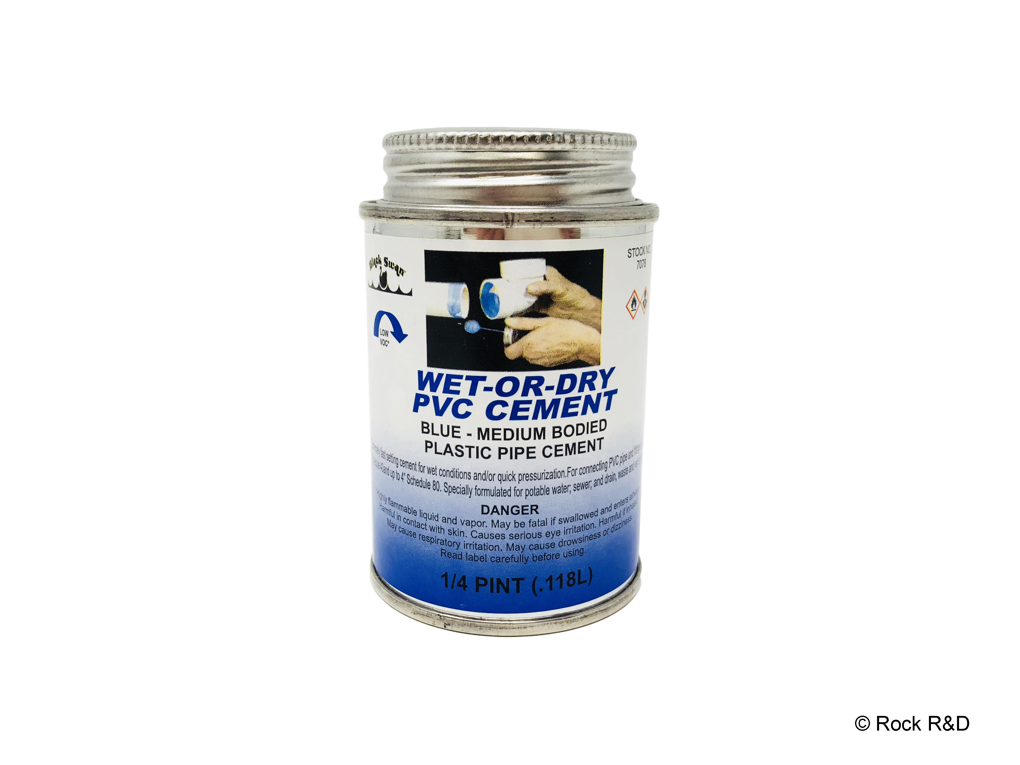 Wet-Or-Dry PVC Cement
